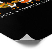Just A Thankful Goose Funny Silly Goose Thanksgivi Poster (Hoek)