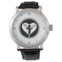 Just and Sinner Heart Logo Watch