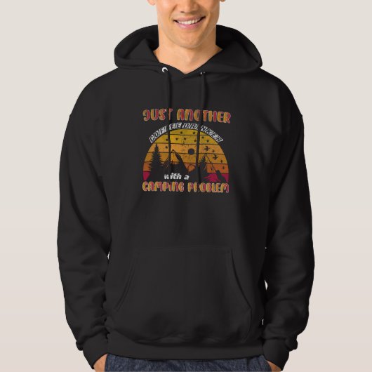 Just Another Coffee Drinker With a Camping Problem Hoodie (Voorkant)