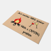 Just Another Wine Mat - Tapis de sol de camping (Incliné)