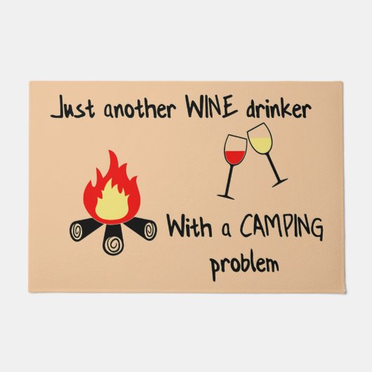 Just Another Wine Mat - Tapis de sol de camping (Devant)