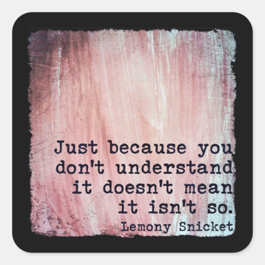 JUST BECAUSE STICKER (Voorkant)