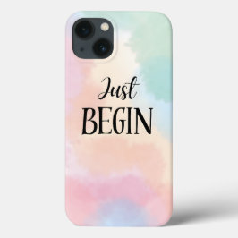 Just Begin iPhone 13 Hoesje