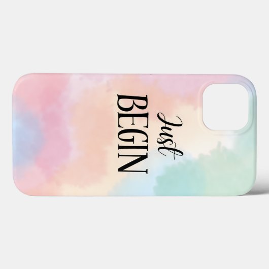 Just Begin Case-Mate iPhone Case (Achterkant (horizontaal))