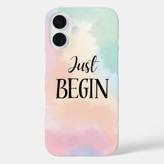Just Begin Case-Mate iPhone Case (Achterkant)