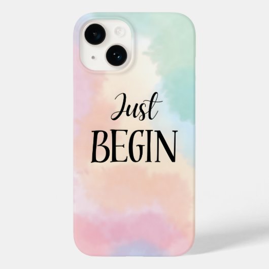 Just Begin Case-Mate iPhone Case (Achterkant)