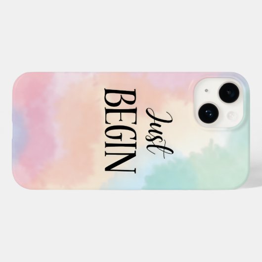 Just Begin Case-Mate iPhone Case (Achterkant (horizontaal))