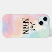 Just Begin Case-Mate iPhone Case (Achterkant (horizontaal))