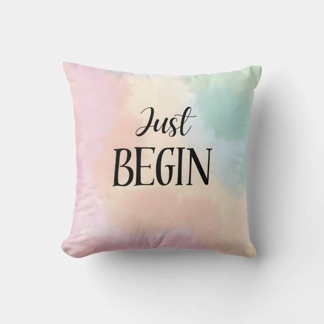 Just Begin Kussen (Voorkant)