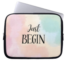 Just Begin Laptop Sleeve