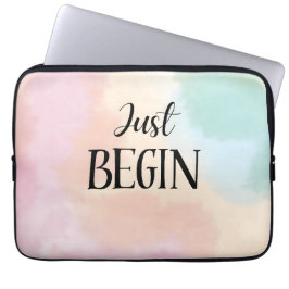 Just Begin Laptop Sleeve