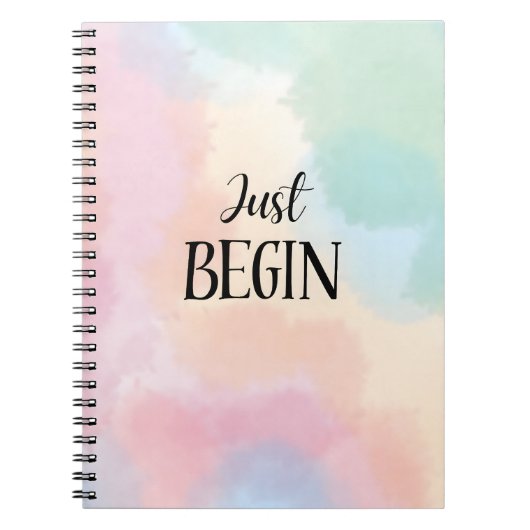 Just Begin Notitieboek (Voorkant)