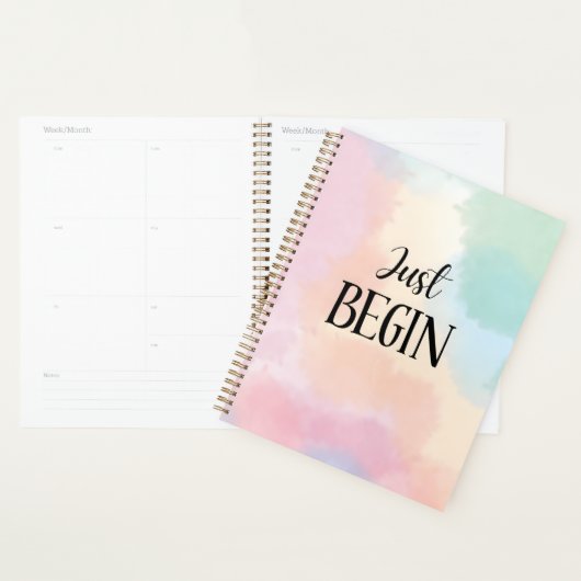 Just Begin Planner (Display)