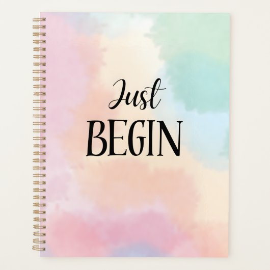 Just Begin Planner (Voorkant)
