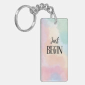 Just Begin Sleutelhanger (Voorkant Links)