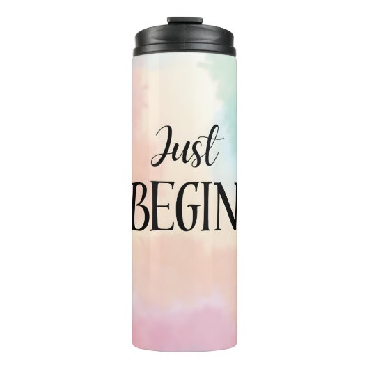 Just Begin Thermosbeker (Voorkant)