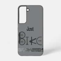 "Just Bike" Graffiti van fietsonderdelen en banden