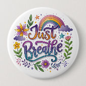 "Just Breathe" Button (Voorkant)