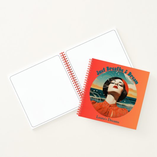 Just Breathe & Dream Retro Journal (Intérieur)