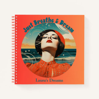 Just Breathe & Dream Retro Journal Notitieboek