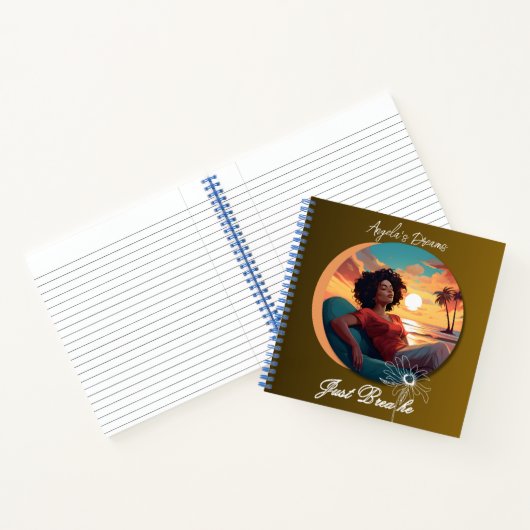 "Just Breathe" Journal Notitieboek (Binnen)