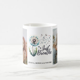 "Just Breathe" Paardenbloem Foto Mok