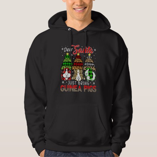Just Bring Guinea Pigs Three Leopard Plaid Rodents Hoodie (Voorkant)