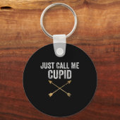 Just Call Me Cud Shirt Retro Arrow Valentine Day  Sleutelhanger (Voorkant)