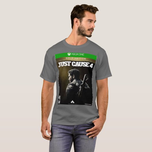 Just Cause 4 XBO One Gold Edition aangekondigd T-shirt (Voorkant volledig)