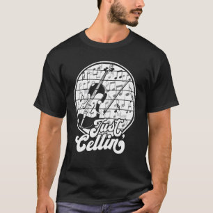 Just Cellin Retro Cello Cellist Musician Orchestr T-shirt