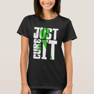 Just Cure It Brain Injury Warrior Ribbon Survivor  T-shirt