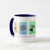 'Just Dance' 11oz Koffie mok (Voorkant links)