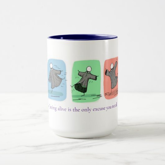 'Just Dance' 15oz Café Mug (Centre)