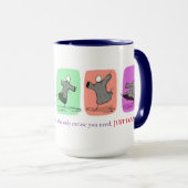 'Just Dance' 15oz Café Mug (Devant droit)