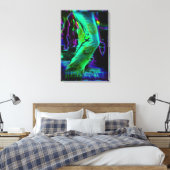Just Dance Couleurs Psychedéliques Toile Enveloppé (Insitu(Chambre))