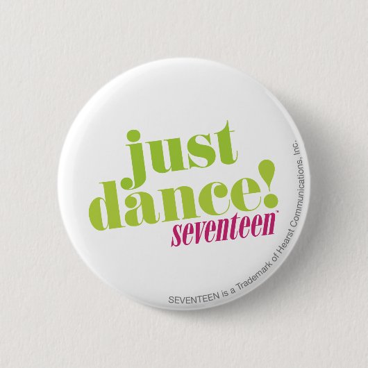 Just Dance - Green Ronde Button 5,7 Cm (Voorkant)