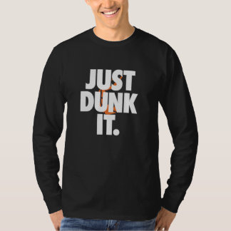Just Dunk It Basketball T-Shirt Design voor speler