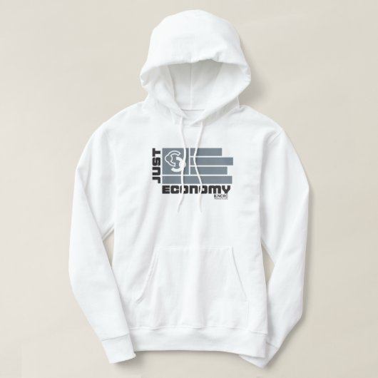 Just Economy Hoodie Gray (Design voorkant)
