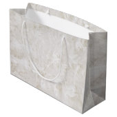 Just For You White Faux Fur Groot Cadeauzakje (Achterkant Gekanteld)