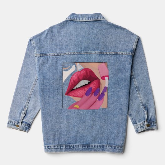 Just girl  denim jacket (Achterkant)