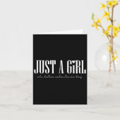 Just Girl Who Hates Valentines Day Single  Kaart (Gele Bloem)