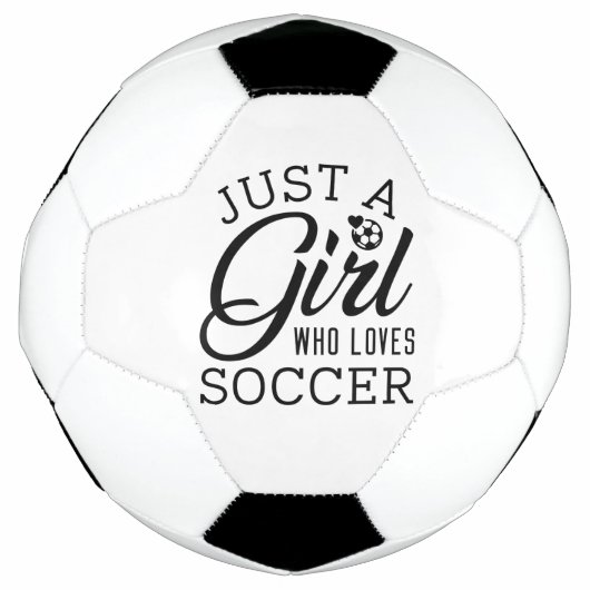 Just Girl Who Loves Soccer (Devant)