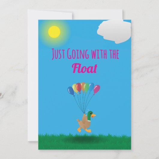 Just going with the Float Invitation (Devant)