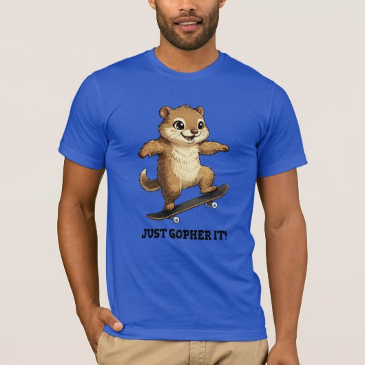 Just Gopher It! T-shirt (Voorkant)