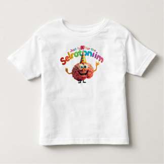 Just Here for the Serotonin Toddler T‑Shirt | Cute Kinder Shirts