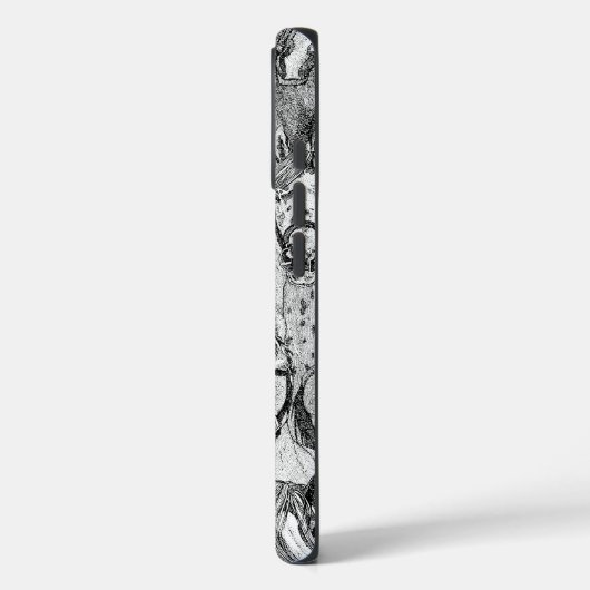 just horses black white Case-Mate iPhone case (Achterkant / Links)