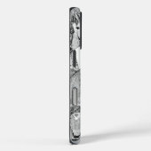 just horses black white Case-Mate iPhone case (Achterkant / Rechts)