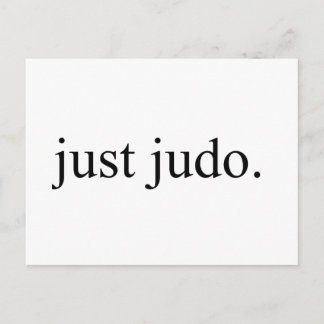 Just Judo Briefkaart