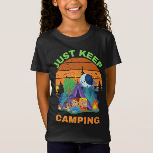 JUST KEEP CAMPING T-SHIRT