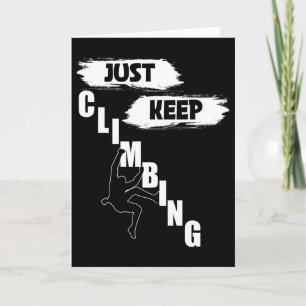 Just Keep Climbing Shirt, klimmen S,just Keep Clim Kaart